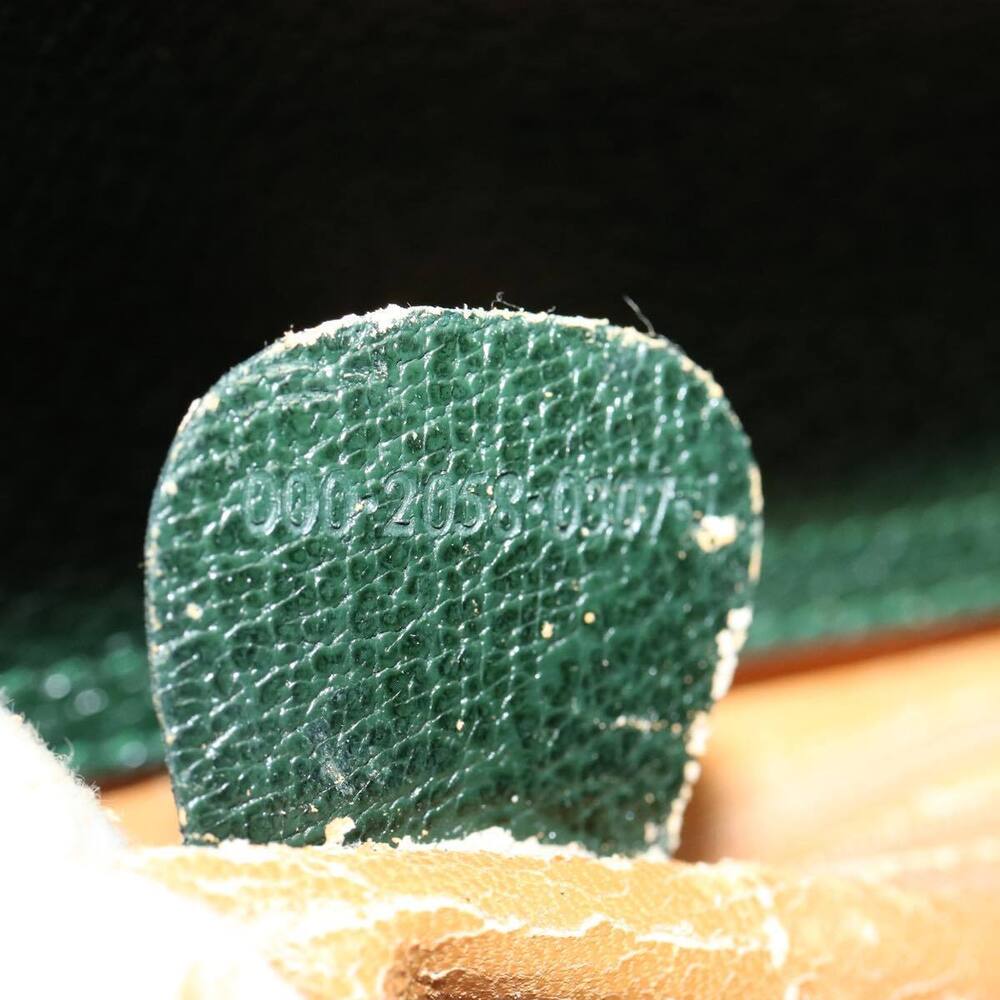 GUCCI Hand Bag Leather Green 000 2058 0307 Auth 75505 - Picture 12 of 16